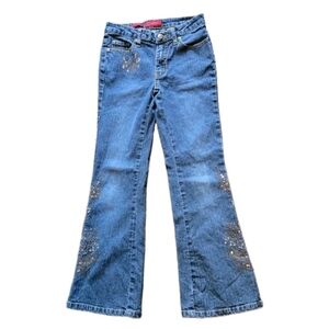 VTG Arizona Jeans Co Y2K 2000s Stretchy Slim Fit Flared Denim Jeans